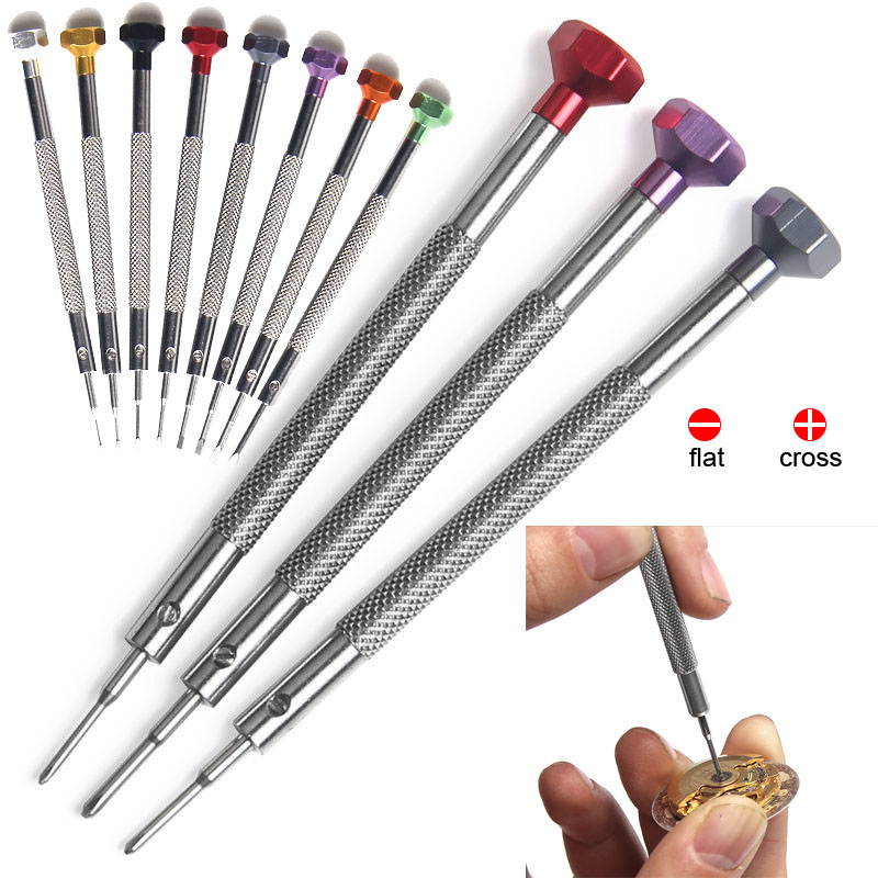 Electronics Repair Training - 0.6-2.0Mm Legering Rvs Schroevendraaier Voor Horloge