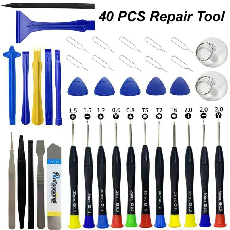 Electronics Repair Training - 40-in-1 reparatiegereedschap voor mobiele telefoons Demonteer