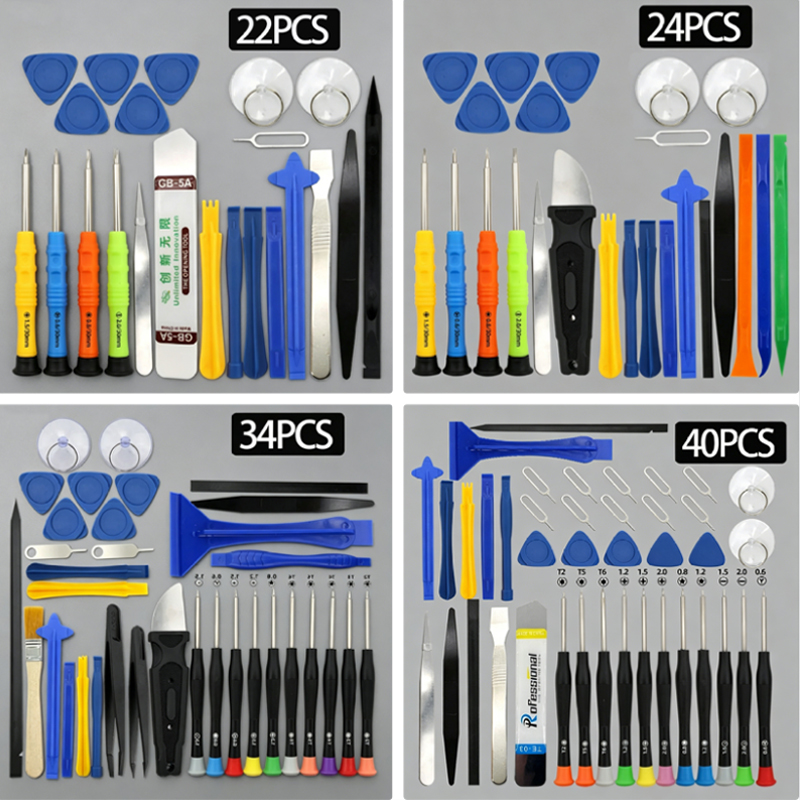 Electronics Repair Training - Multifunctionele reparatieset 22/24/34/40-delige set Gameconsole Mobiele