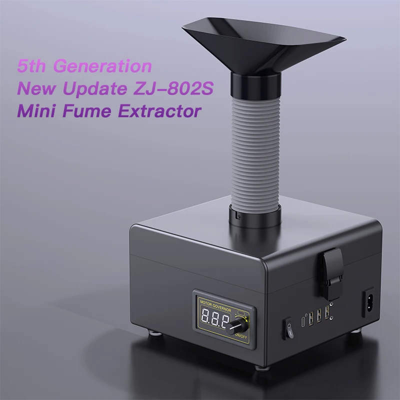 Electronics Repair Training - ZJ-802S Nieuwe Fume Extractor Desktop Solderen