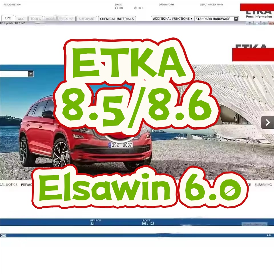 ETKA 8.5/8.6+ Elsawin 6.0 Auto - Electronics Repair Parts recensie en prijs