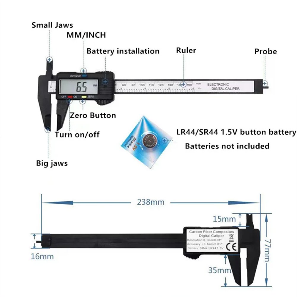 100Mm 150Mm Horloge Elektronis - Electronics Repair Parts recensie en prijs